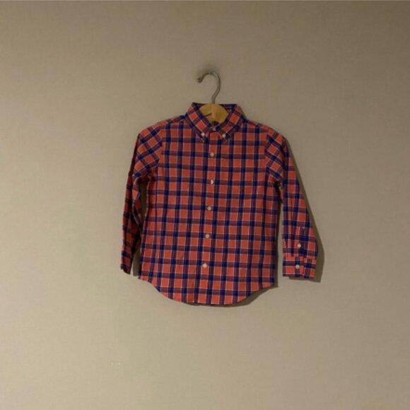 $19 ADD ON Janie and Jack plaid button-down top 4Y Zara Mini Boden Baby Gap - Picture 1 of 2